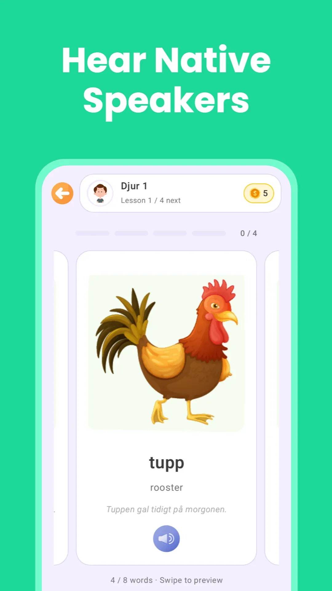 Learn Swedish For Beginners screenshot 2